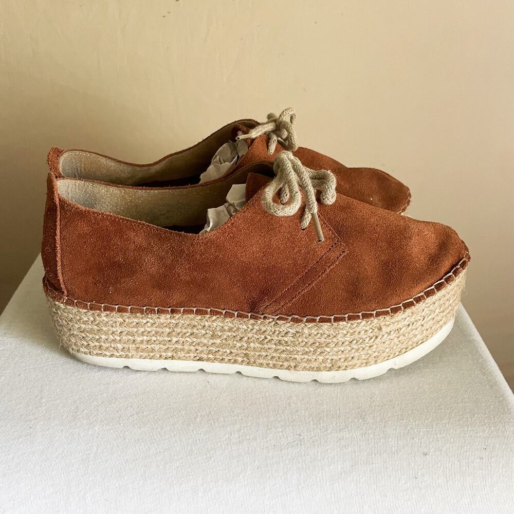 Women's Hernanz Madrid Espadrilles Platform Shoe, Size 39/7.5. Great condition.